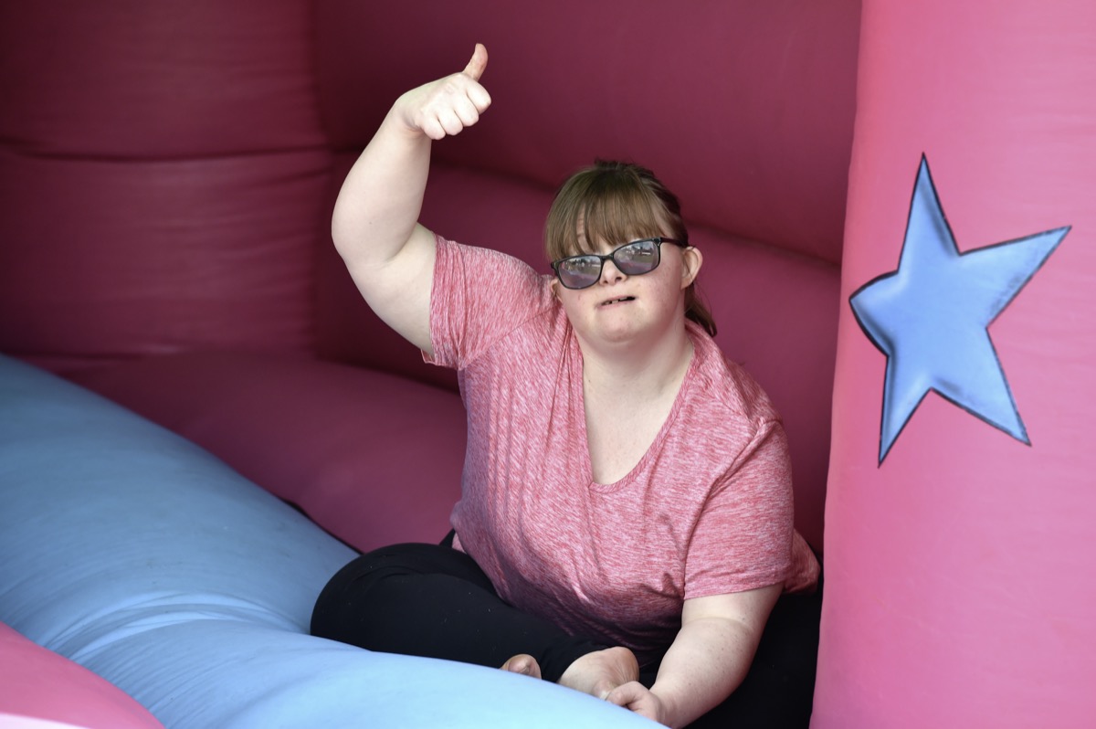 Enjoying the summer fair